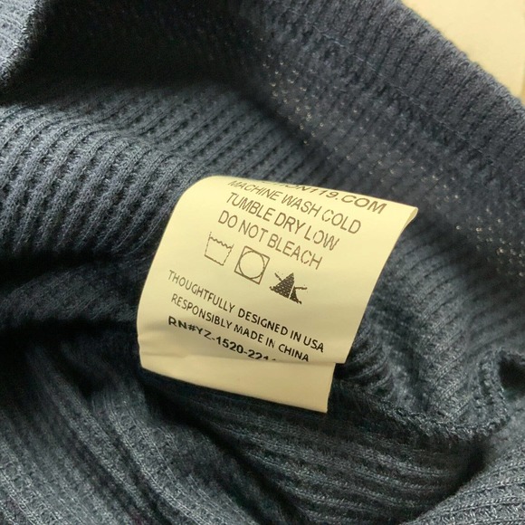 Grateful Dead Section 119 Shirt Mens XXLarge Blue Henley Casual Long Sleeve. - Picture 10 of 15